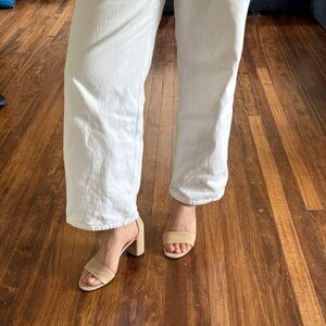 Elegant Beige Women's Heels